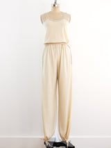 Ivory Crepe Sportswear Ensemble Suit arcadeshops.com