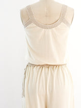 Ivory Crepe Sportswear Ensemble Suit arcadeshops.com