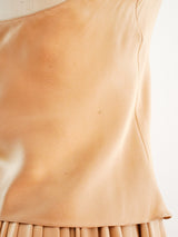 1980's Calvin Klein Blush Silk Halter Ensemble Suit arcadeshops.com