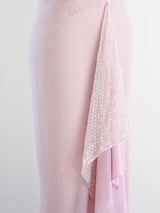Lilac Jersey Open Back Ruffle Dress Dress arcadeshops.com