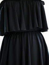 Black Jersey Tiered Ensemble Suit arcadeshops.com