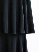 Black Jersey Tiered Ensemble Suit arcadeshops.com