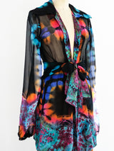 1974 Halston Tie Dye Ensemble Suit arcadeshops.com