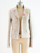 Chanel Pastel Tweed Jacket Jacket arcadeshops.com
