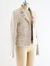 Chanel Pastel Tweed Jacket Jacket arcadeshops.com