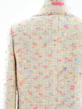 Chanel Pastel Tweed Jacket Jacket arcadeshops.com