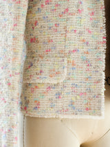 Chanel Pastel Tweed Jacket Jacket arcadeshops.com