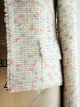 Chanel Pastel Tweed Jacket Jacket arcadeshops.com