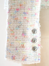 Chanel Pastel Tweed Jacket Jacket arcadeshops.com