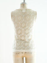 Chanel Cashmere and Lace Shell Top arcadeshops.com