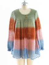 Krizia Mohair Babydoll Sweater Top arcadeshops.com