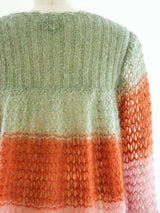 Krizia Mohair Babydoll Sweater Top arcadeshops.com