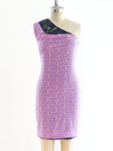 Gianni Versace One Shoulder Layered Dress Dress arcadeshops.com