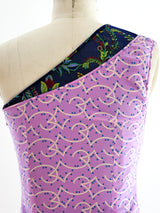 Gianni Versace One Shoulder Layered Dress Dress arcadeshops.com