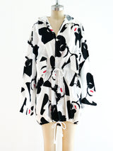 1990's Moschino Graphic Parka Jacket arcadeshops.com