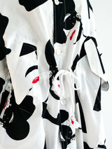 1990's Moschino Graphic Parka Jacket arcadeshops.com