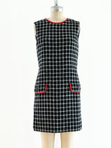 Gianni Versace Wool Tweed Dress Dress arcadeshops.com