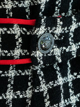 Gianni Versace Wool Tweed Dress Dress arcadeshops.com