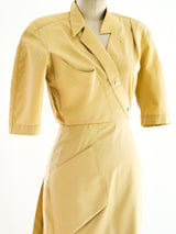 Thierry Mugler Khaki Dress Dress arcadeshops.com