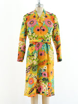 Pauline Trigere Floral Halter Ensemble Suit arcadeshops.com