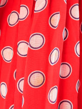 Mollie Parnis Dot Print Dress Dress arcadeshops.com