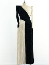 Mary McFadden Pleated Column Dress Dress arcadeshops.com