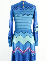 Louis Feraud Graphic Knit Maxi Dress arcadeshops.com