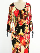 Jean Paul Gaultier Floral Maxi Dress Dress arcadeshops.com