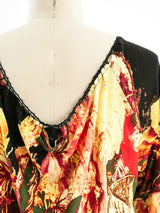 Jean Paul Gaultier Floral Maxi Dress Dress arcadeshops.com