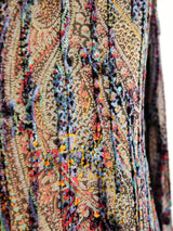 Pauline Trigere Devore Velvet Paisley Dress Dress arcadeshops.com