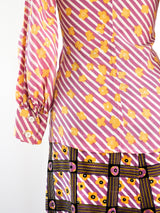 1960's Ungaro Mixed Print Ensemble Suit arcadeshops.com