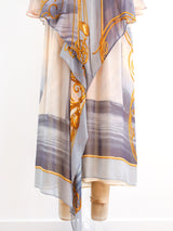 Nautical Printed Sleeveless Chiffon Ensemble Suit arcadeshops.com