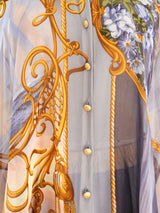 Nautical Printed Sleeveless Chiffon Ensemble Suit arcadeshops.com