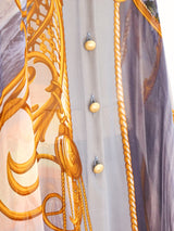 Nautical Printed Sleeveless Chiffon Ensemble Suit arcadeshops.com