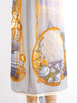 Nautical Printed Sleeveless Chiffon Ensemble Suit arcadeshops.com