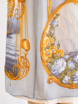 Nautical Printed Sleeveless Chiffon Ensemble Suit arcadeshops.com