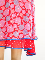 Koos Van Den Akker Wrap Style Floral Ensemble Suit arcadeshops.com