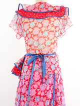 Koos Van Den Akker Wrap Style Floral Ensemble Suit arcadeshops.com