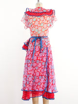 Koos Van Den Akker Wrap Style Floral Ensemble Suit arcadeshops.com
