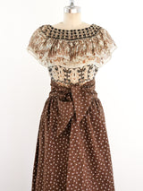 Oscar de la Renta Cotton Romper Ensemble Suit arcadeshops.com