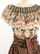 Oscar de la Renta Cotton Romper Ensemble Suit arcadeshops.com