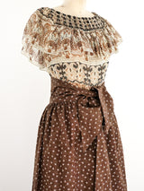 Oscar de la Renta Cotton Romper Ensemble Suit arcadeshops.com