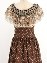 Oscar de la Renta Cotton Romper Ensemble Suit arcadeshops.com