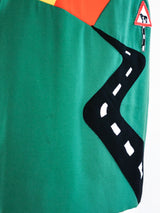 Moschino Sunset Motif Skirt Bottom arcadeshops.com