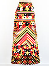 Lanvin Op Art Maxi Skirt Bottom arcadeshops.com