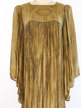 Sage Green Pleated Dress Dress arcadeshops.com