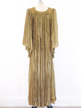 Sage Green Pleated Dress Dress arcadeshops.com