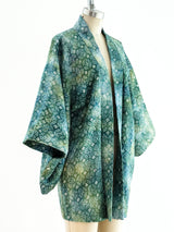 Green Shibori Kimono Jacket arcadeshops.com
