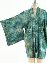 Green Shibori Kimono Jacket arcadeshops.com