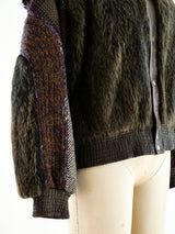Koos Van Den Akker Patchwork Fur Bomber Jacket arcadeshops.com